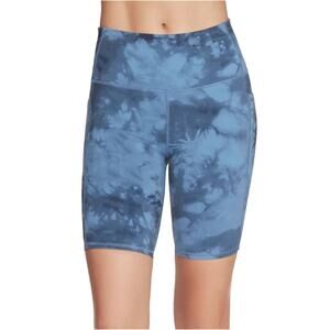 NWT Medium Skechers Women's Sketchdye High-Rise Bike Shorts - Navy